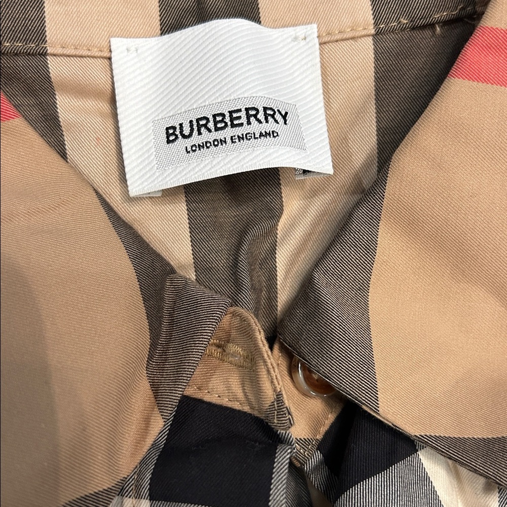 Burberry Kids Checked Shirt Dress - Picture 3 of 3
